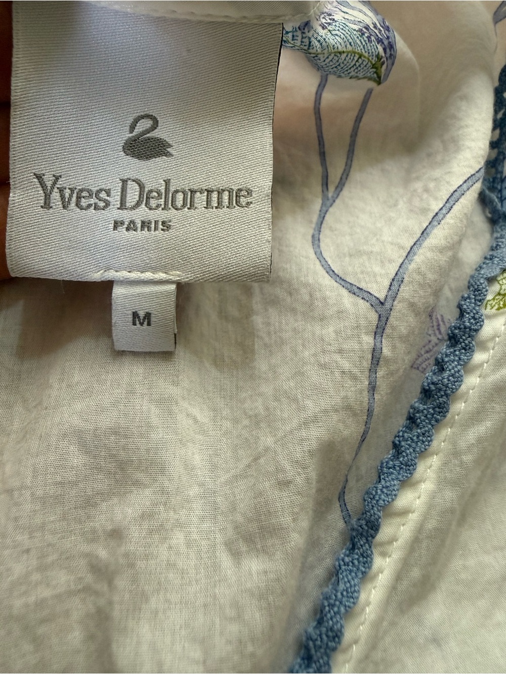 Yves Delorme Luxury Floral Pajama Set - Picture 3 of 4